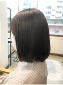 ナチュラルボブ×アッシュベージュ