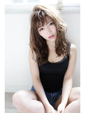 ロロネー 森ノ宮キューズモール(Lolonois) 【Lolonois森ノ宮】グラマラス大人セミディ（藤岡尚希）