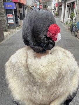 繭 【繭×成人式】着付け＋ヘアセット