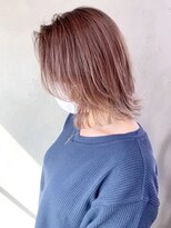 アイティー バイ アルバム 中野店(IT by ALBUM) ピンクグレージュ_ラベンダーカラーくびれミディ_ba321751