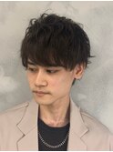 ニュアンスパーマ×ラフショート