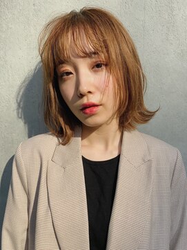 ネオリーブ アンド 渋谷店(Neolive &) 【韓国/前髪カット】大人ショコラアッシュ