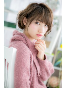 ヘアアンドビューティー ミック(Hair & Beauty miq) くせ毛風抜け感ヘア☆フェミニンボブレイヤーc1
