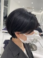 ウル(uru)&nbsp;☆お客様style☆大人可愛いひし形ハンサムショートボブ