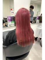 ルルディ バイ アフロディーテ銀座(luludi by APHRODITE) 黒髪/グレーベージュ/レイヤーロング/前髪パーマ/銀座