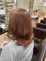 リー 甲子園(Lee)&nbsp;オレンジベージュ×ミディアムボブ３☆