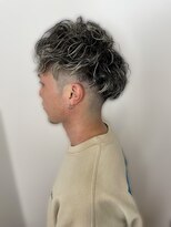 トレフル 東岸和田店(Trefle)&nbsp;男前ハイライトメンズパーママッシュツーブロック