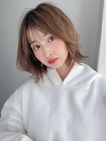アグ ヘアー ブーケ 岩沼店(Agu hair bouquet)&nbsp;《Agu hair》パールベージュ×レイヤーボブ