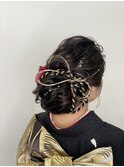 成人式前撮りヘアセット