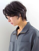 ヘアサロンガリカアオヤマ(hair salon Gallica aoyama) 【Gallica】アップバング×ウルフ/ニュアンスパーマ<青山> 