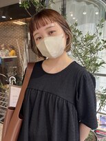 ヘアーアンドメイク ビス(HAIR&MAKE bis)&nbsp;オレンジブラウン/ ミルクティー　【多田　華歌】