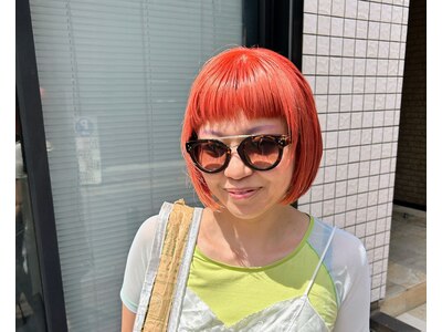 ケアブリーチ使用◎学生～ママまでお洒落でセットが楽なstyleに!