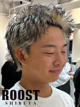 ルースト 渋谷店(ROOST) スパイキーショート×エンドカラー