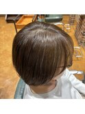 【佐須田】の 白髪ぼかしカラー