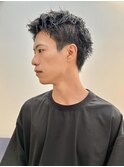 メンズヘア  スパイキーショート 刈り上げない 原宿表参道
