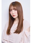 【UNIX港北】シンプルストレート#シースルーバング