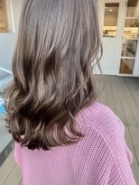 カノエ 山口矢原店(canoe)&nbsp;canoe式_髪質改善カラー[艶髪アッシュココアブラウン]