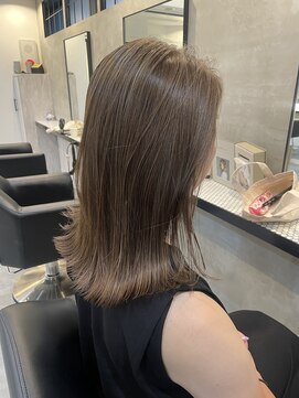 ユニコ(unico) 白髪ぼかしハイライト/ハイライト/グレージュ