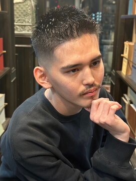 ヒロギンザ 名駅西口店(HIRO GINZA) ハイフェードショートアップバング