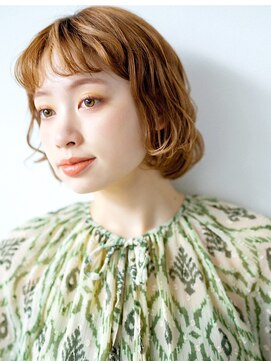 ミエルヘアービジュー(miel hair bijoux) イルミナ　似合わせウェーブボブ