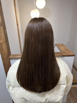 オリオリ ネイ(oli-oli ne'i) 艶髪カラー/くすみベージュ/艶ストレート