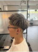 ホワイトフルメッシュ×フェードショート