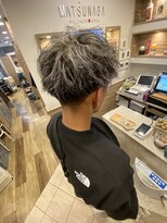 銀座マツナガ 神田店&nbsp;メンズツーブロツイストスパイラルアップバングショートメッシュ