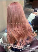 【透明感カラー特化】蒲地担当　ブリーチあり×ピンクベージュ