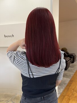 ベンチ(bench) ブリーチなしダブルカラー/ローズヒップ/カラートリートメント