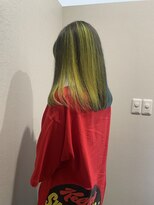 ココバイジル(CoCo by JILL)&nbsp;【3セクションカラー】ネオンライム/ブルー/グレー