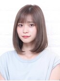 グレージュメナチュラルボブ10代/20代/30代/40代/小顔