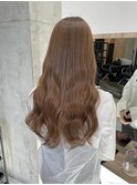 ブリーチなしミルクティーベージュ