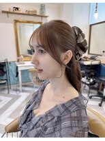 ロンドアベニール 北千住(Lond avenir)&nbsp;姫カットレイヤー/レイヤーカット/韓国風巻き/顔周り/前髪北千住