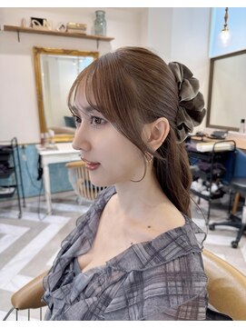 ロンドアベニール 北千住(Lond avenir) 姫カットレイヤー/レイヤーカット/韓国風巻き/顔周り/前髪北千住