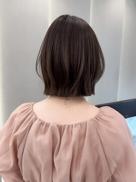 ロンドリゼル 札幌(Lond RiseL) ◯ オリーブグレー/韓国/レイヤーカット/髪質改善/縮毛矯正/札幌