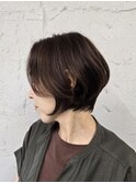 大人丸み×くびれショートボブ