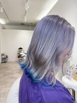 ハイネ(hyne)&nbsp;儚いパールラベンダーにちらっとスカイブルー