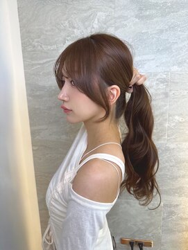 ロンドガーネット 池袋(Lond garnet) 暗めカラー/韓国風巻き/レイヤーカット/髪質改善/縮毛矯正/池袋