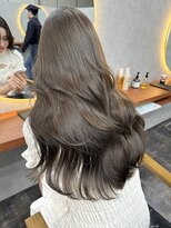 オズ 郡山駅前店(OZ)&nbsp;小顔カット×アッシュブラウンレイヤー