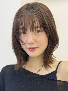 アイトーキョーエス 渋谷(AI TOKYO S) レイヤーボブ/オリーブベージュ/結べるボブ