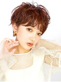 【La fith】マッシュショート×オレンジベージュ