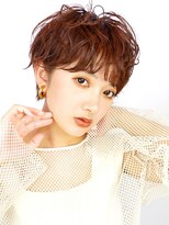 ラフィス ヘアー ステップ 仙台店(La fith hair step)&nbsp;【La fith】マッシュショート×オレンジベージュ