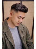 エフ ヘアー(F HAIR)&nbsp;リバーススタイルゆる巻きコテパーマ＋フェードカット