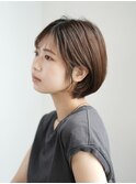 ショート・ボブ/面長/前髪あり/絶壁解消/30代/40代/50代/くびれ