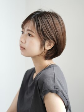 インセプション 銀座(INCEPTION) ショート・ボブ/面長/前髪あり/絶壁解消/30代/40代/50代/くびれ