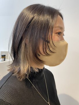コキュウ(co-kyu) インナーカラー ホワイトベージュ