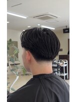 タイドヘア 茨木店(TIDE HAIR)&nbsp;テーパーフェード×センターパート