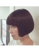 シェアサロンヘアー(share salon Hair)&nbsp;丸みショートボブ×ぱつっと前髪