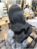 髪質改善カラー ブルーブラック 渋谷 表参道 学割U24