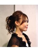 リボンがキメ手！ポニーテールアップ